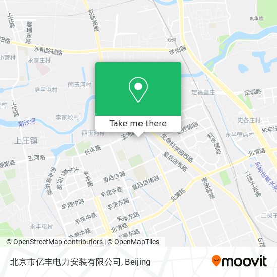 北京市亿丰电力安装有限公司 map