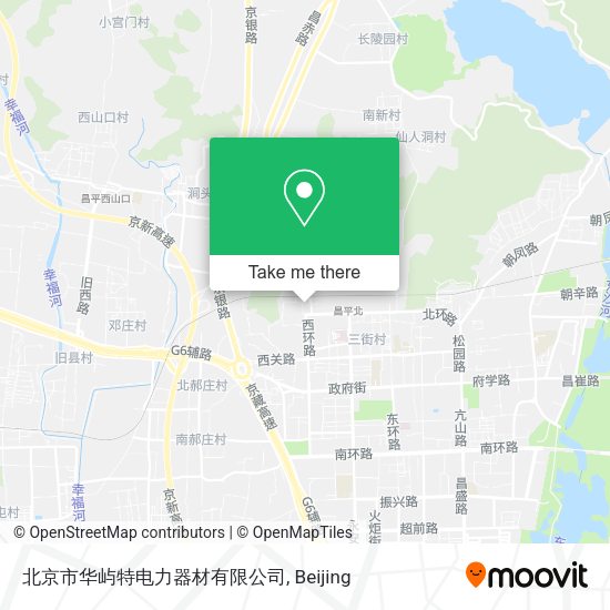 北京市华屿特电力器材有限公司 map