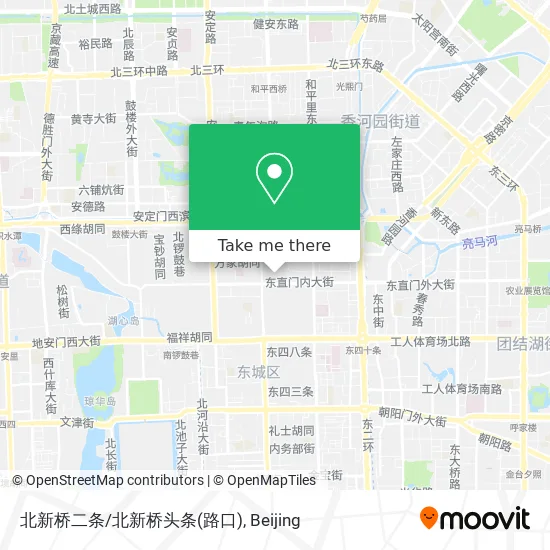 北新桥二条/北新桥头条(路口) map