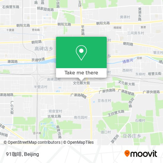 91咖啡 map