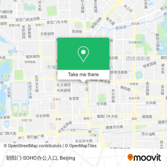 朝阳门-SOHO办公入口 map