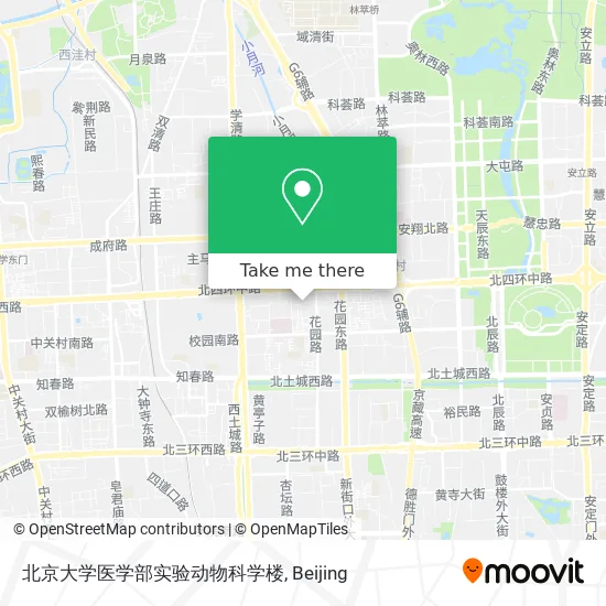 北京大学医学部实验动物科学楼 map