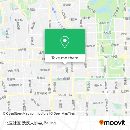 北医社区-残疾人协会 map