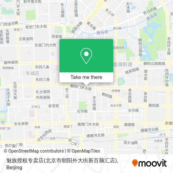 魅族授权专卖店(北京市朝阳外大街新百脑汇店) map