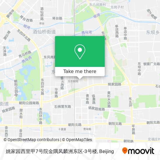 姚家园西里甲7号院金隅凤麟洲东区-3号楼 map