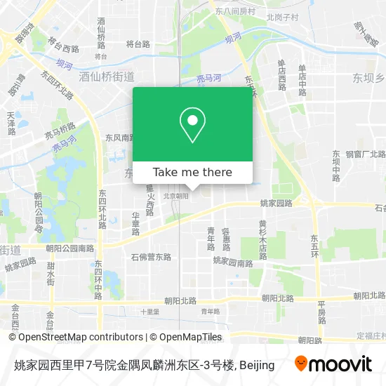 姚家园西里甲7号院金隅凤麟洲东区-3号楼 map