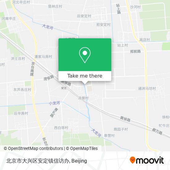 北京市大兴区安定镇信访办 map