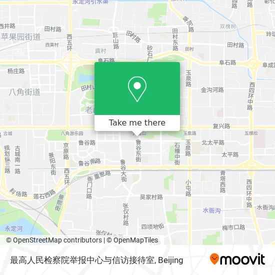 最高人民检察院举报中心与信访接待室 map