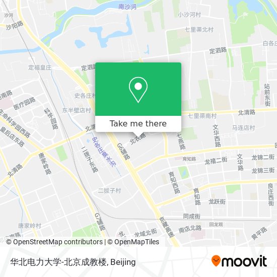 华北电力大学-北京成教楼 map