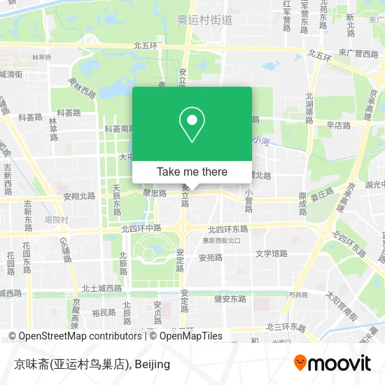 京味斋(亚运村鸟巢店) map