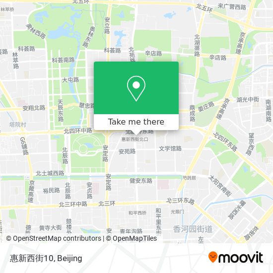 惠新西街10 map