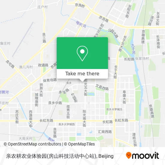 亲农耕农业体验园(房山科技活动中心站) map
