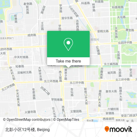 北影小区12号楼 map