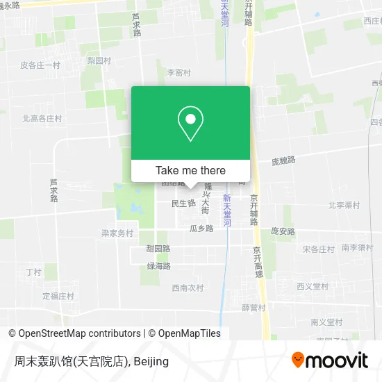 周末轰趴馆(天宫院店) map