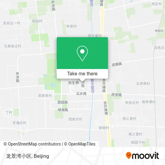 龙景湾小区 map