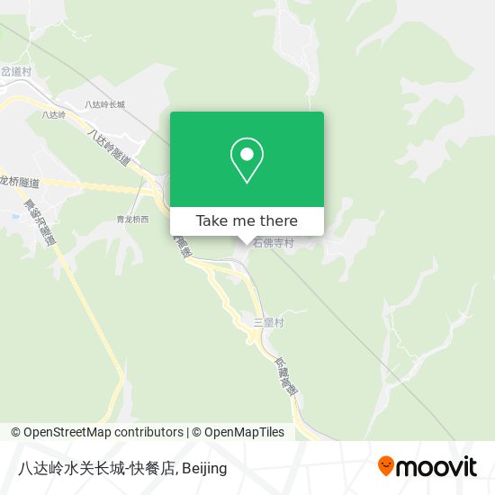 八达岭水关长城-快餐店 map