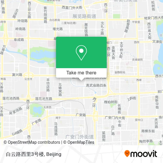 白云路西里3号楼 map