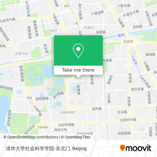 清华大学社会科学学院-东北门 map