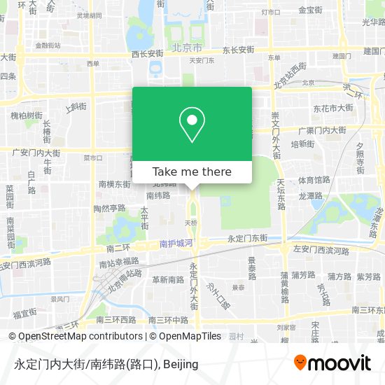 永定门内大街/南纬路(路口) map