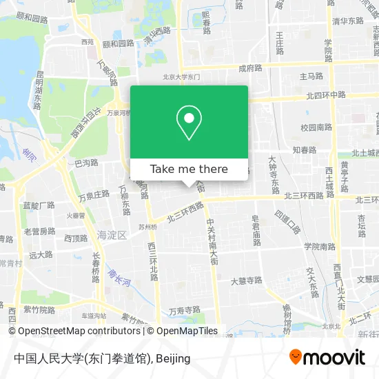 中国人民大学(东门拳道馆) map