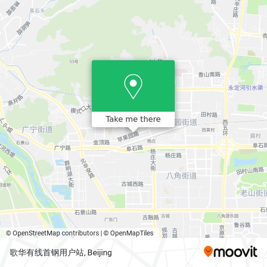 歌华有线首钢用户站 map