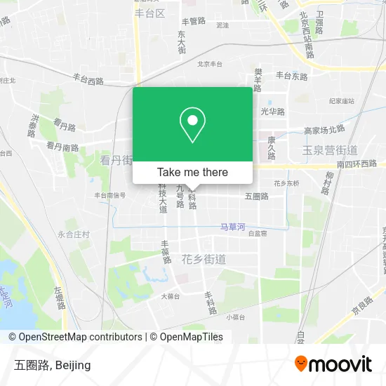 五圈路 map