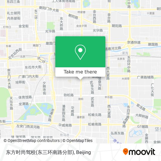 东方时尚驾校(东三环南路分部) map