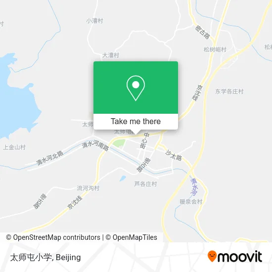 太师屯小学 map