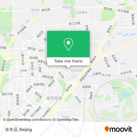 东辛店 map