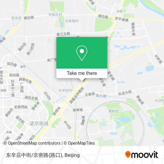 东辛店中街/京密路(路口) map