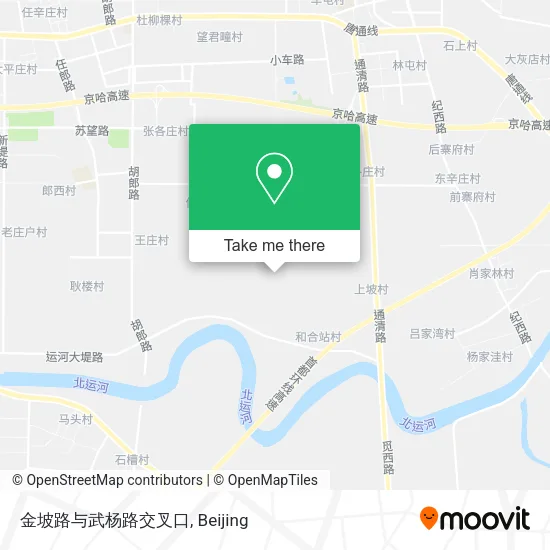 金坡路与武杨路交叉口 map