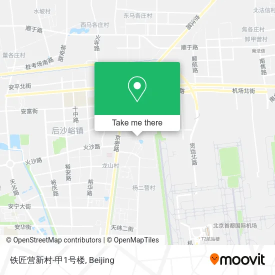铁匠营新村-甲1号楼 map