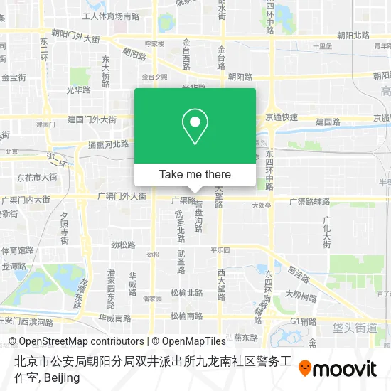 北京市公安局朝阳分局双井派出所九龙南社区警务工作室 map