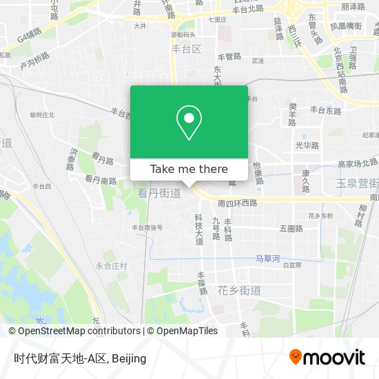 时代财富天地-A区 map