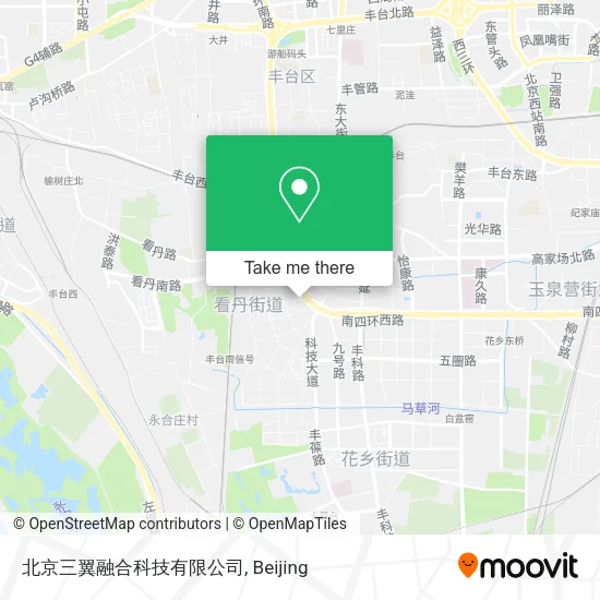 北京三翼融合科技有限公司 map