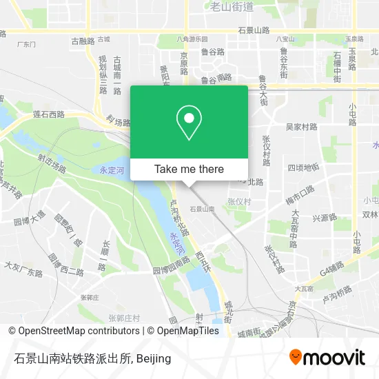 石景山南站铁路派出所 map