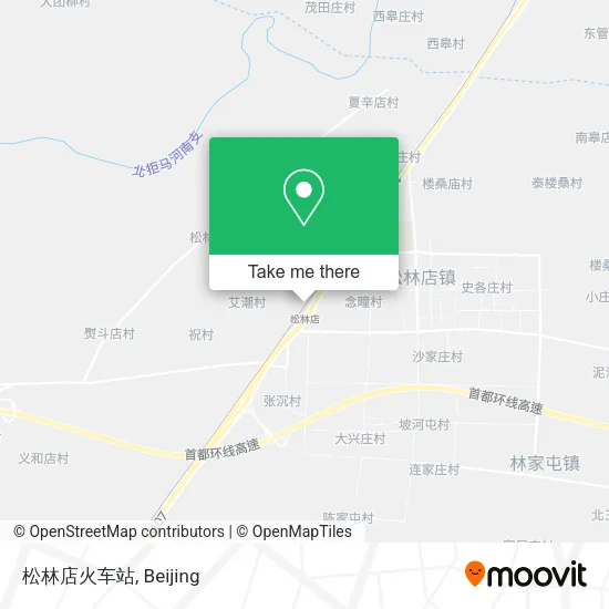松林店火车站 map