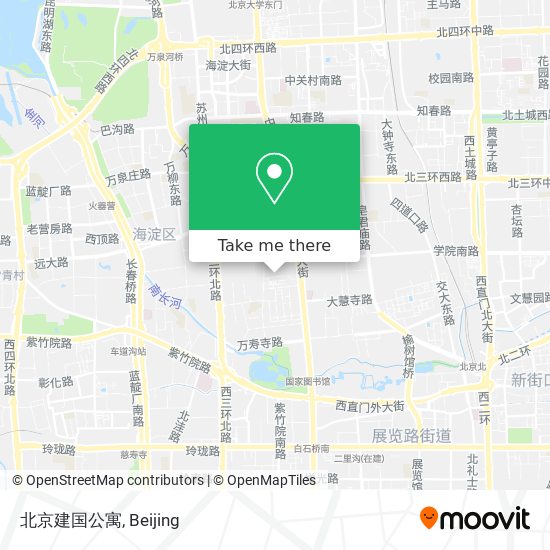 北京建国公寓 map