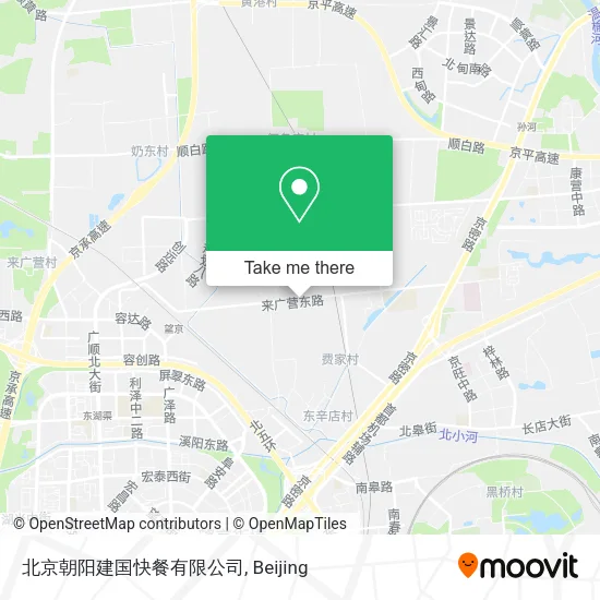北京朝阳建国快餐有限公司 map