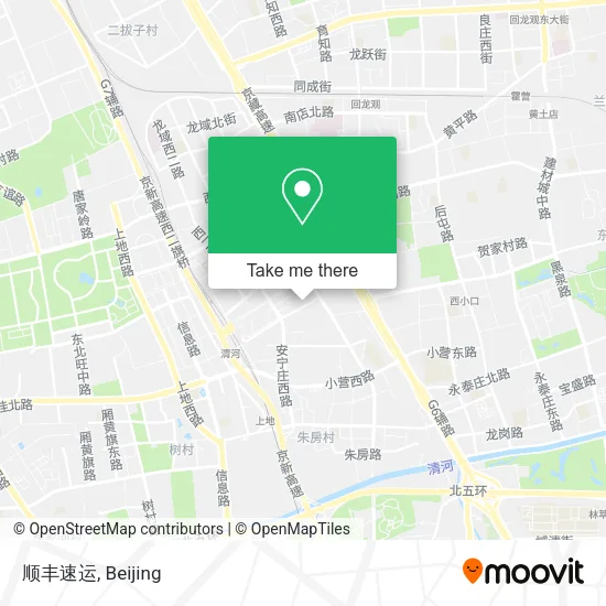 顺丰速运 map