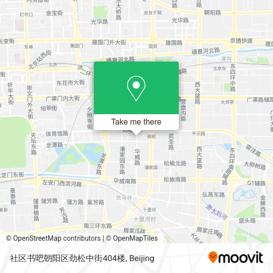 社区书吧朝阳区劲松中街404楼 map