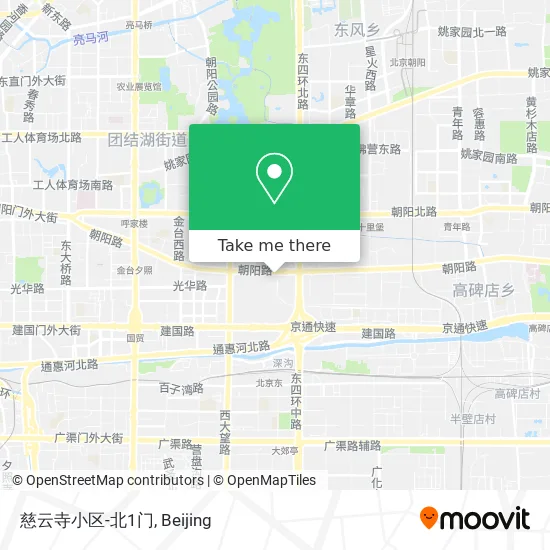 慈云寺小区-北1门 map