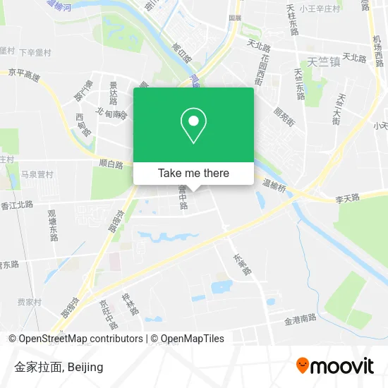 金家拉面 map