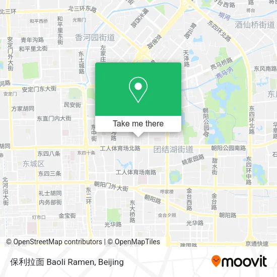 保利拉面 Baoli Ramen map