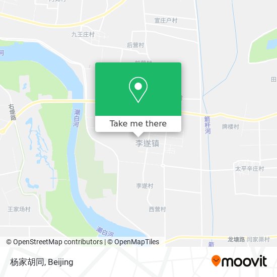 杨家胡同 map
