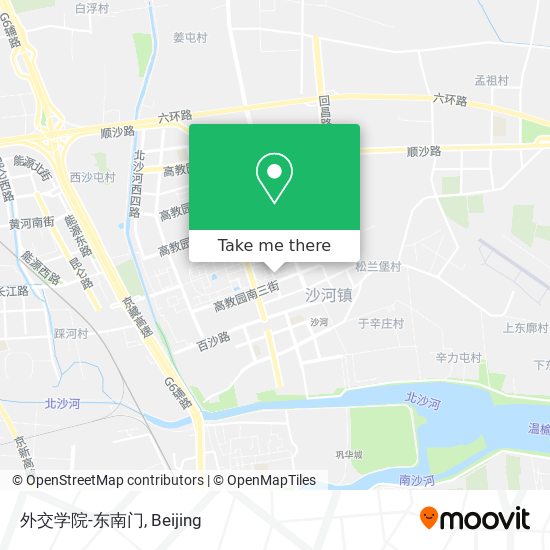 外交学院-东南门 map