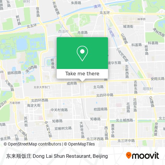 东来顺饭庄 Dong Lai Shun Restaurant map