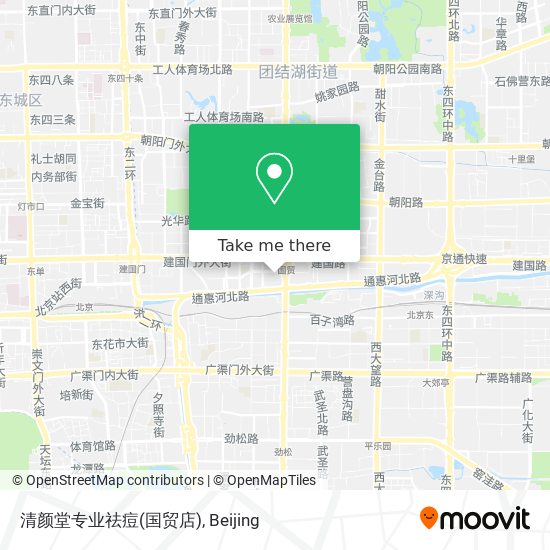 清颜堂专业祛痘(国贸店) map