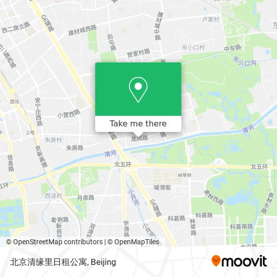 北京清缘里日租公寓 map