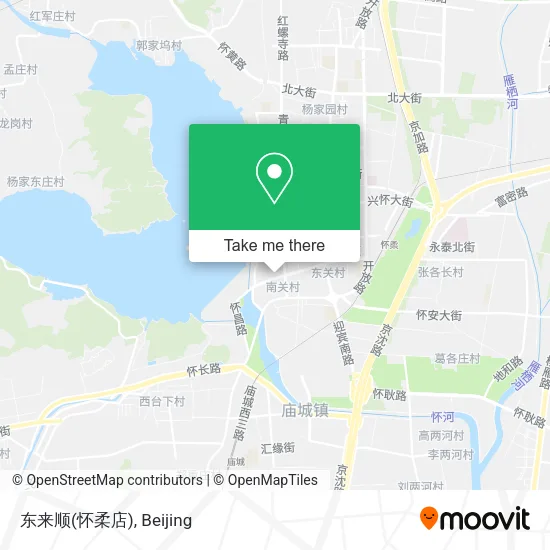 东来顺(怀柔店) map